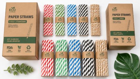 Bulk 3-ply compostable paper straws for institutional and event buyers in Canberra