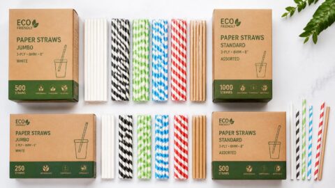 Bulk wholesale 3-ply water-resistant paper straws for Darwin's tropical climate