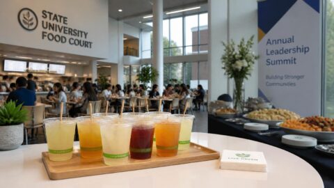 Bulk paper straws supplier for government and campus catering in Canberra