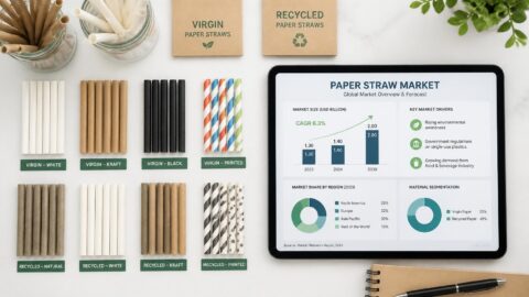 Market segmentation and growth drivers for paper straws in the United States