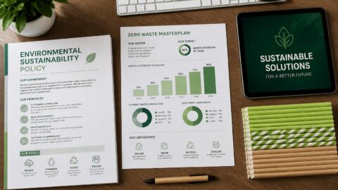 Singapore Zero Waste Masterplan policy documents and paper straws